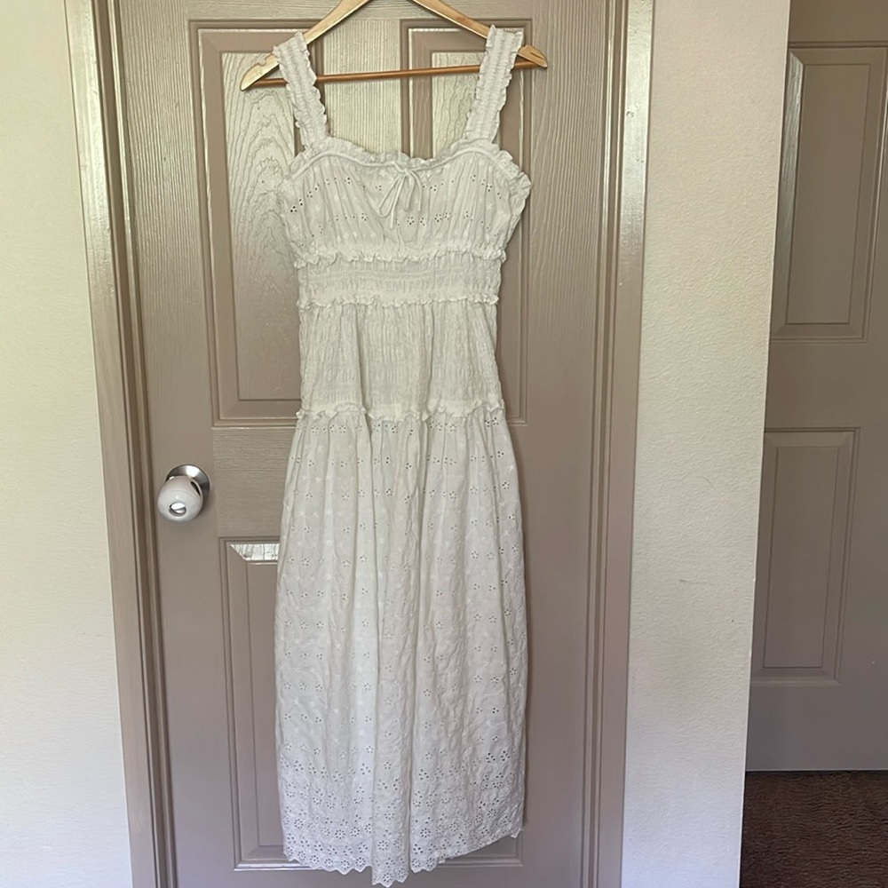 Down x Gap white eyelet dress